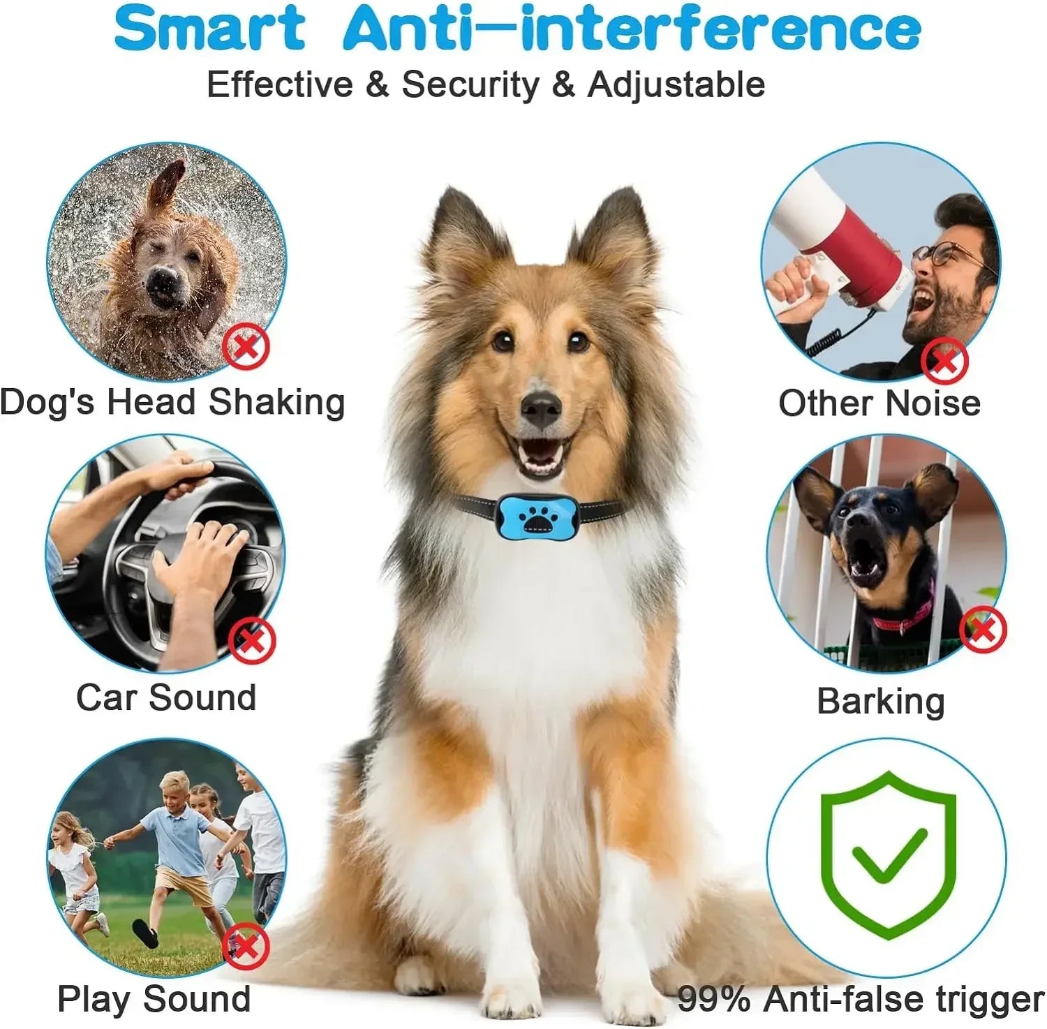 Dispositivo Antiladridos para Perros – Entrenamiento con Ultrasonido y Vibración