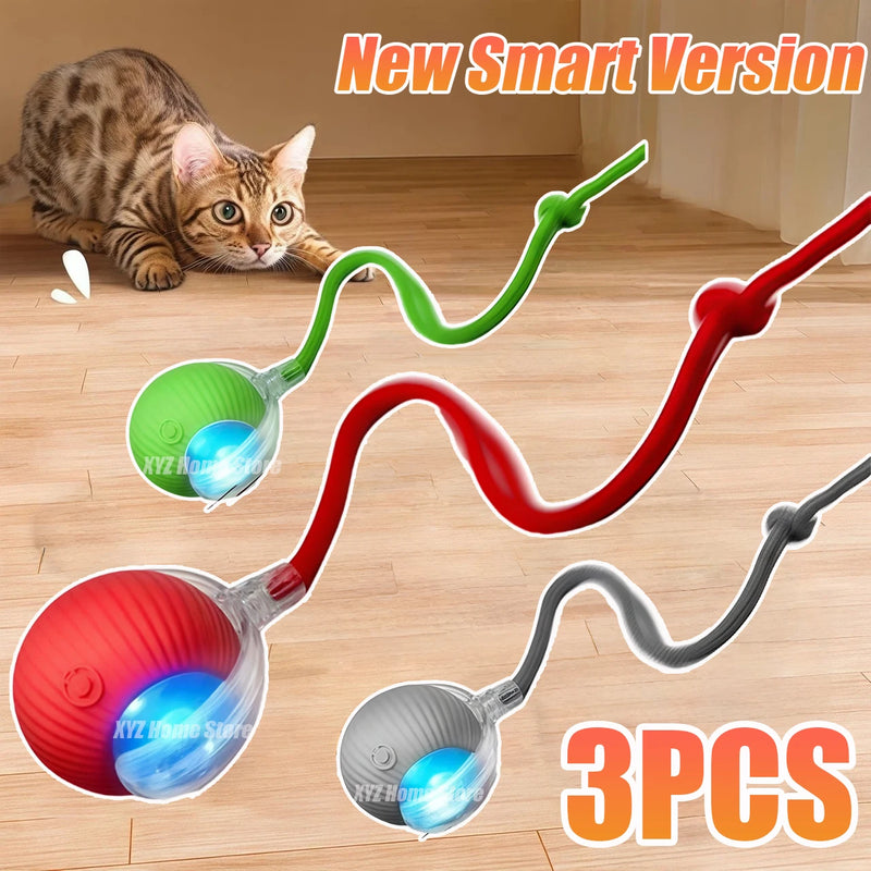 Pelota Interactiva Inteligente para Gatos – Juguete Automático Recargable