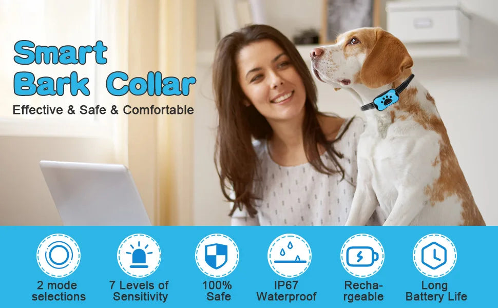 Dispositivo Antiladridos para Perros – Entrenamiento con Ultrasonido y Vibración
