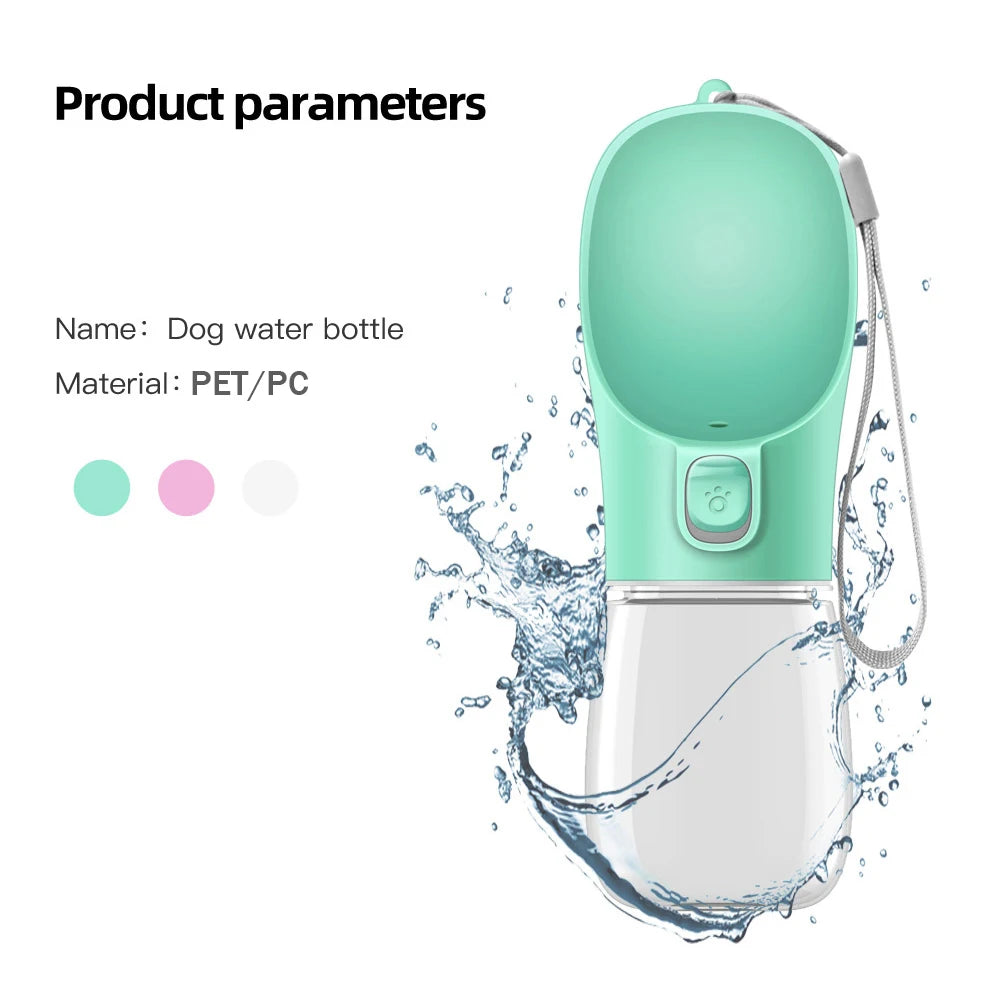 Botella Portátil de Agua para Perros y Gatos – Antifugas para Paseos